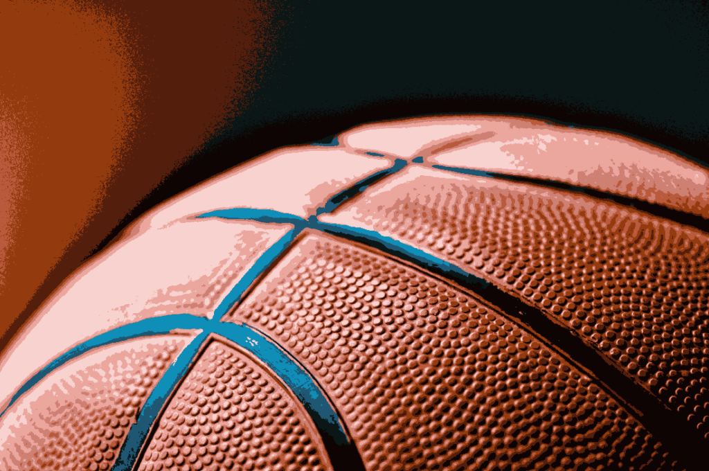 Basketball in focus